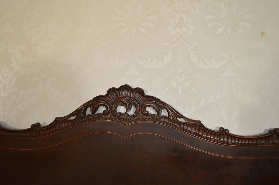 Antique Louis XV Style Low Bed
