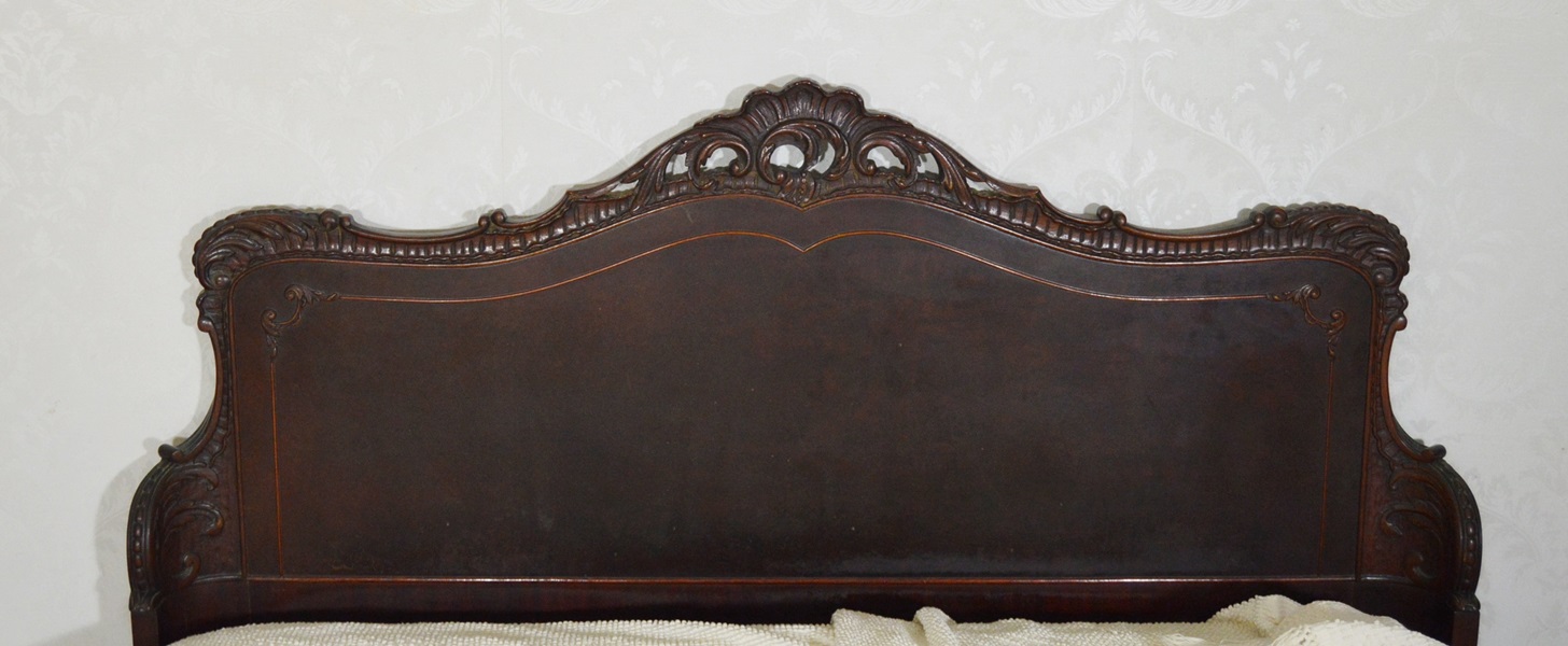 Antique Louis XV Style Low Bed
