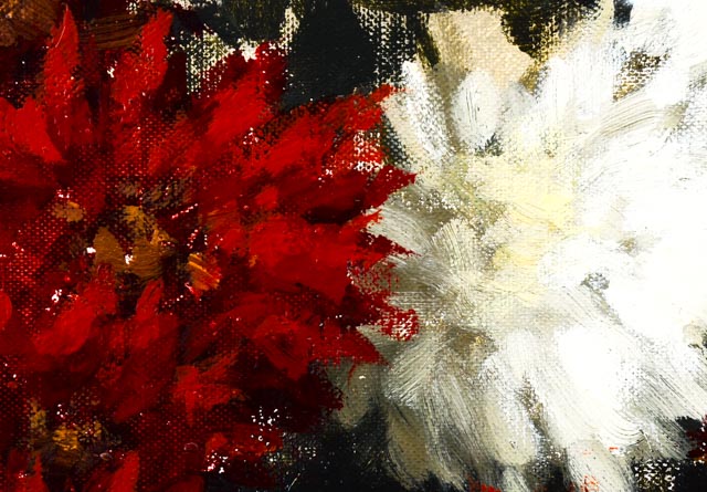 Oil Painting of Floral Still Life by C.M. Van Rooy