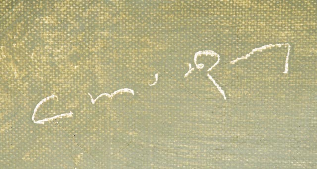 Oil Painting of Floral Still Life by C.M. Van Rooy