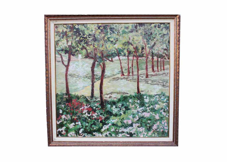 Signed, Original Oil on Canvas Landscape Painted by Nancy Bowen