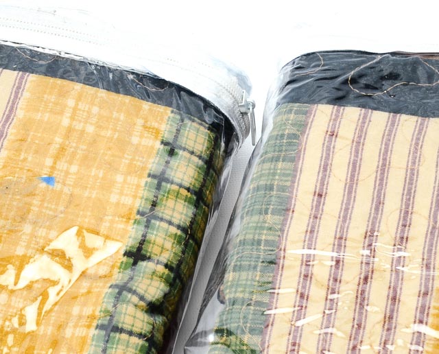 American Hometex "Six Bars" Quilt and Sham Set