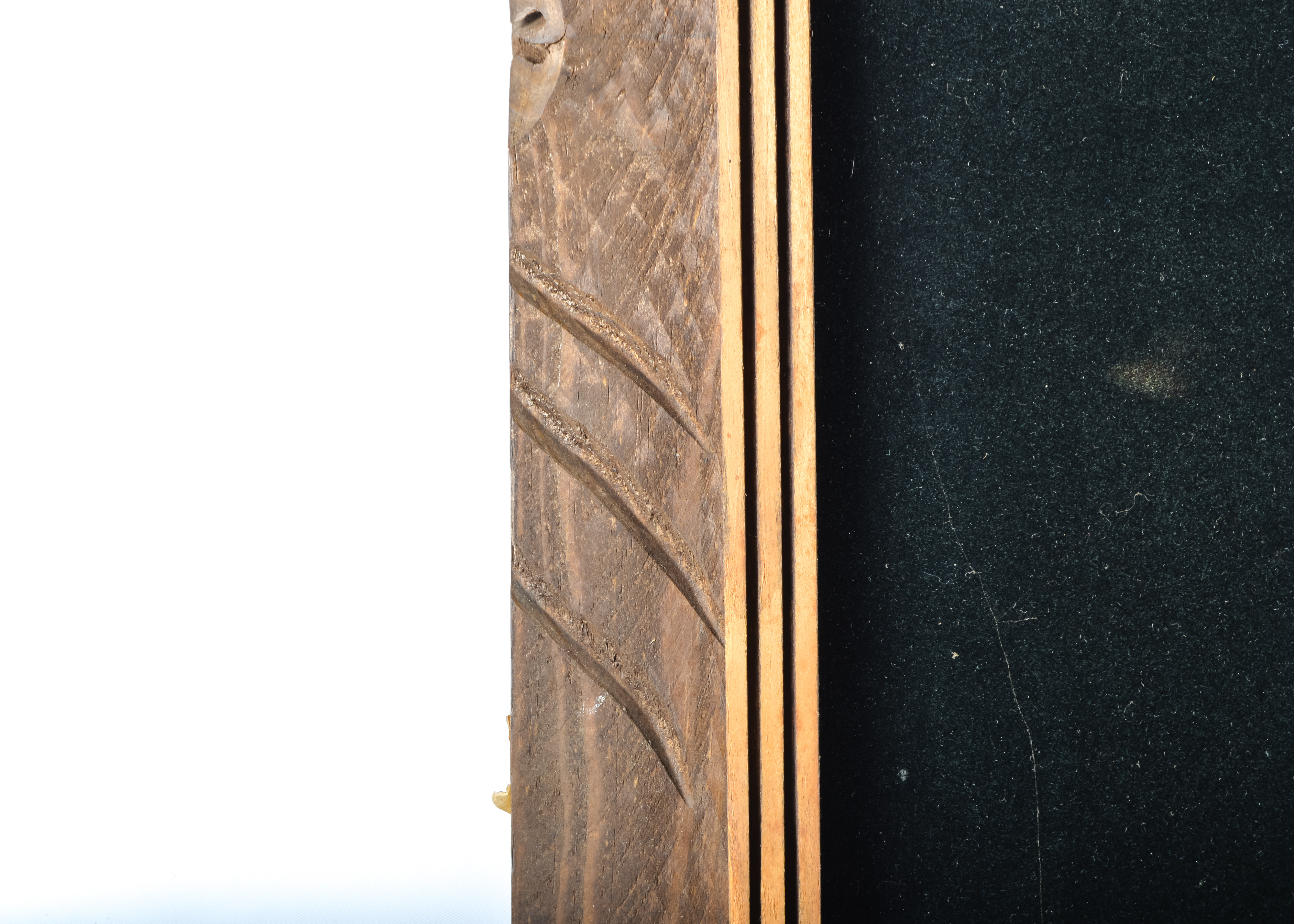 Vintage, Signed Black Velvet Painting of a Nude Woman