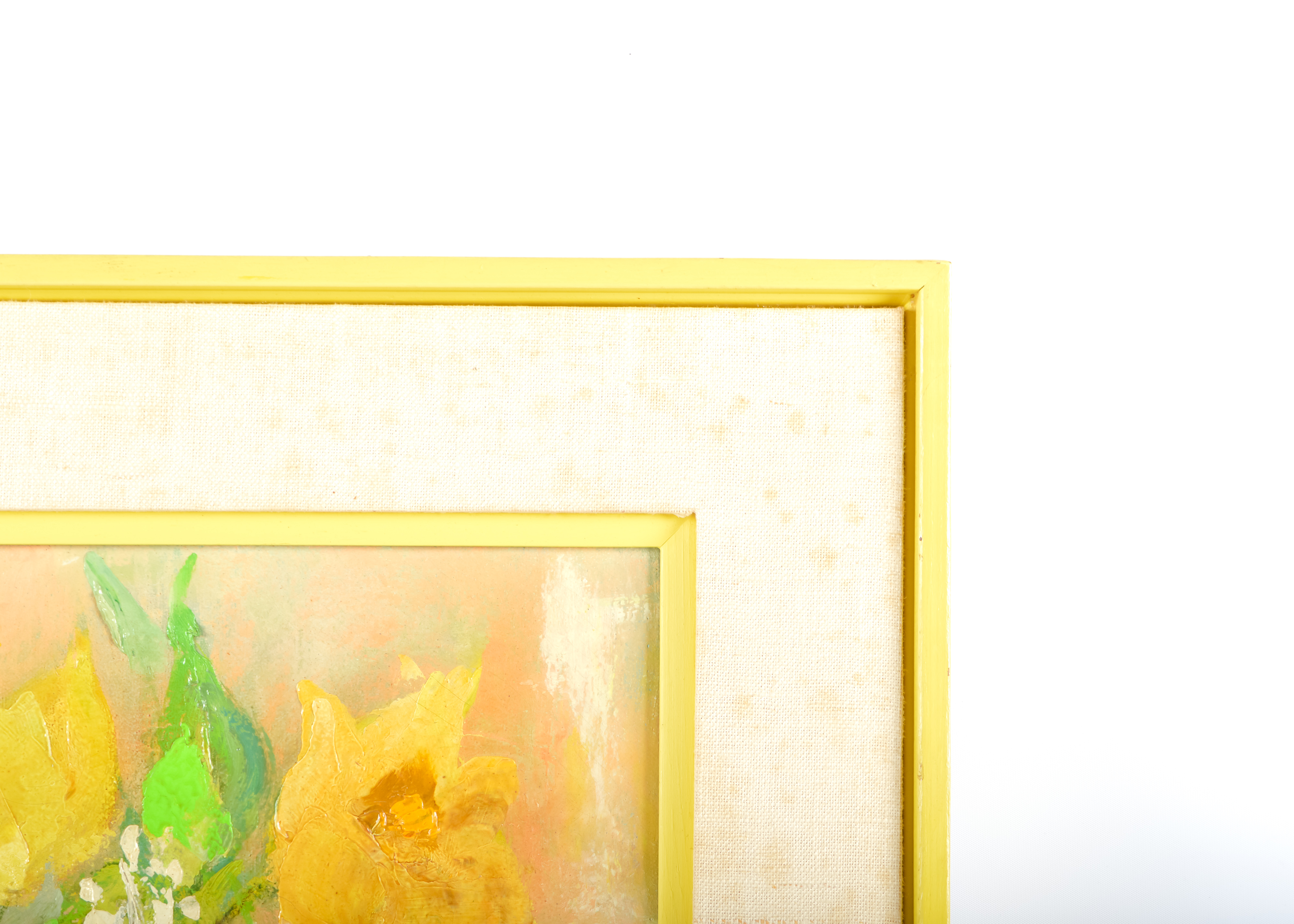 Original, Signed Oil on Canvas Still Life by Evelyn Wallace