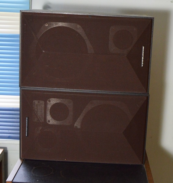 Vintage Stereo System and Cabinet