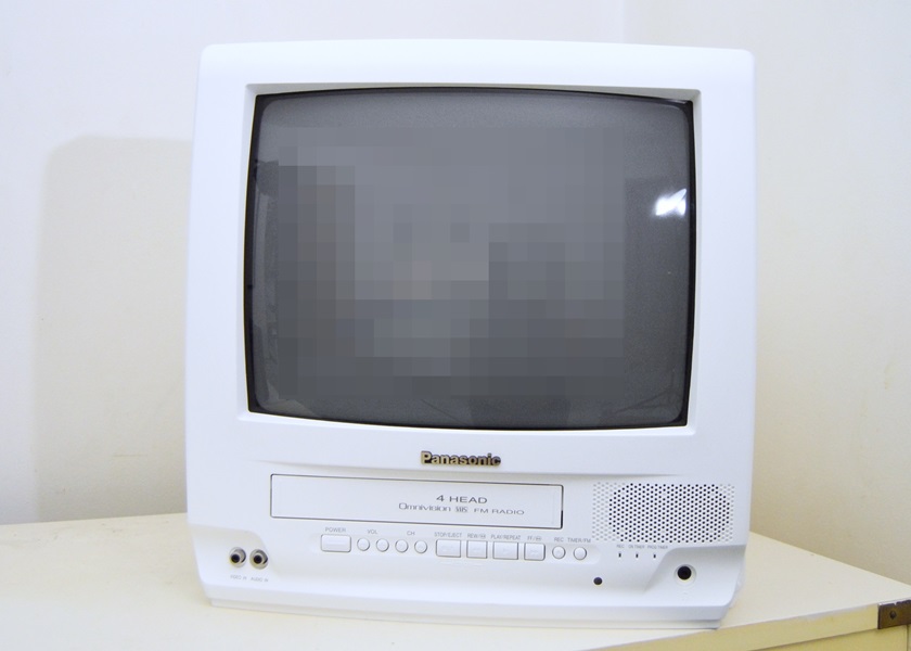 Panasonic VHS Player and Monitor