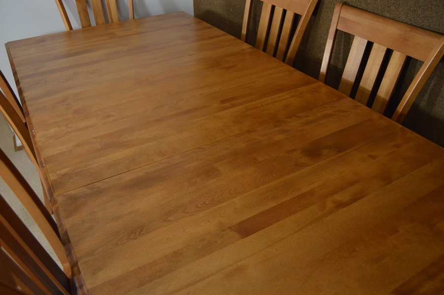 Seven Foot Sermag Farm Style Dining Table and Chairs