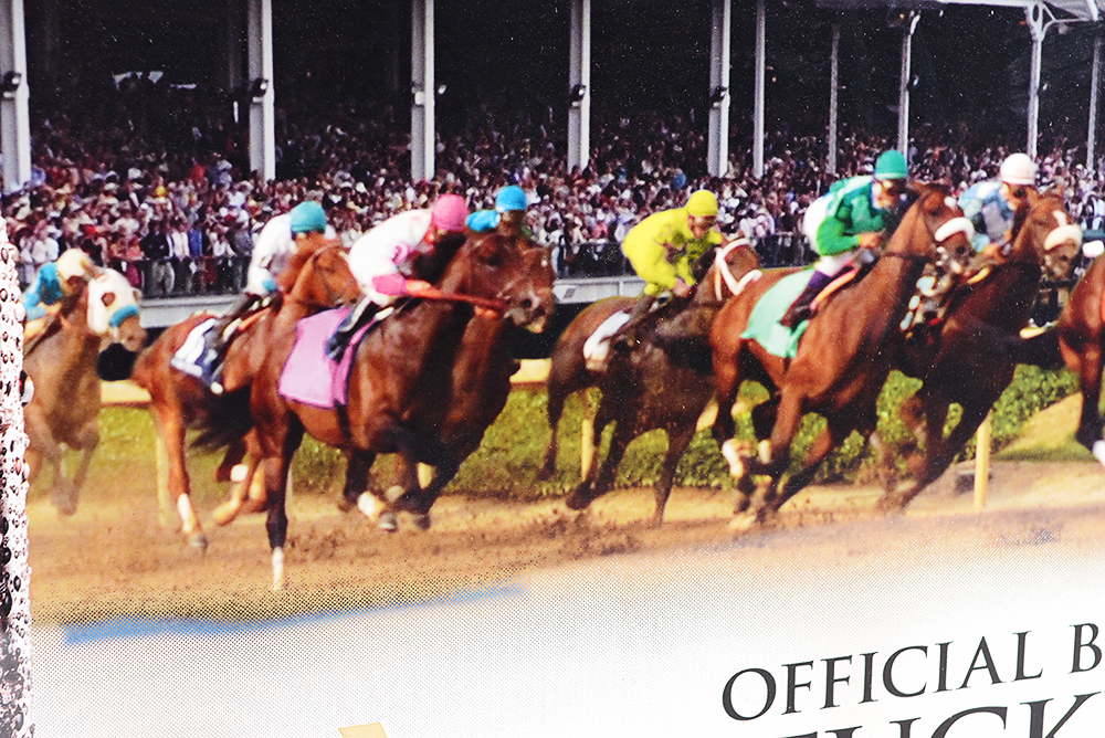 135th Kentucky Derby Budweiser Framed Mirror