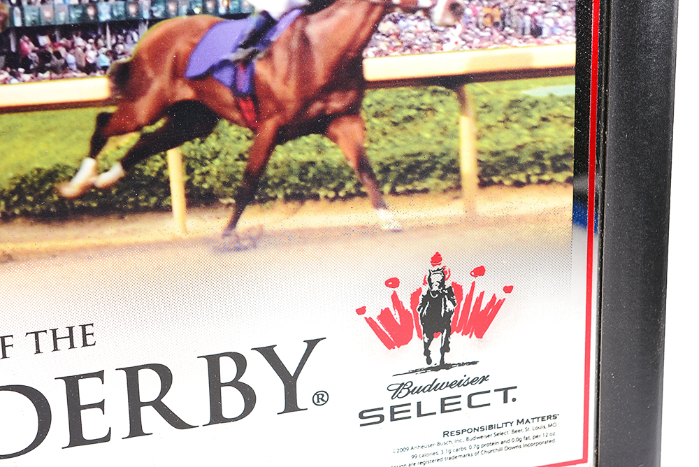 135th Kentucky Derby Budweiser Framed Mirror
