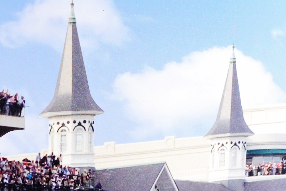 135th Kentucky Derby Budweiser Framed Mirror