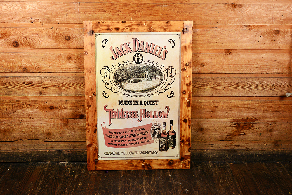 Jack Daniel's Statue and Framed Poster