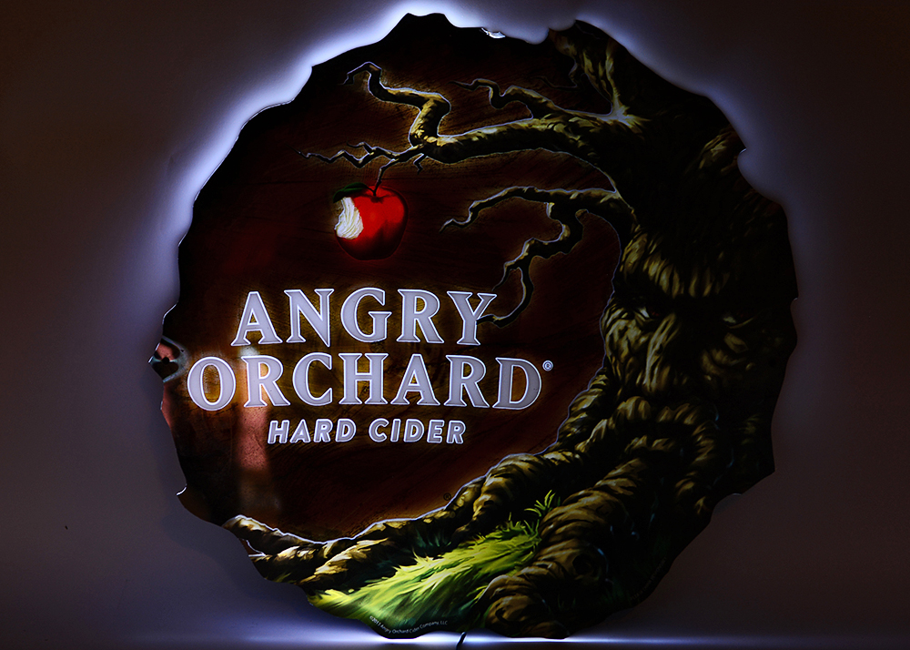 Angry Orchard Illuminated Advertising Sign