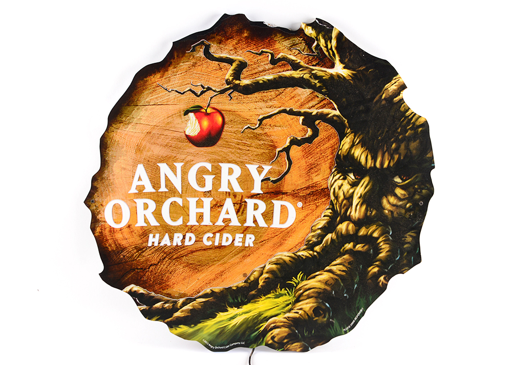 Angry Orchard Illuminated Advertising Sign