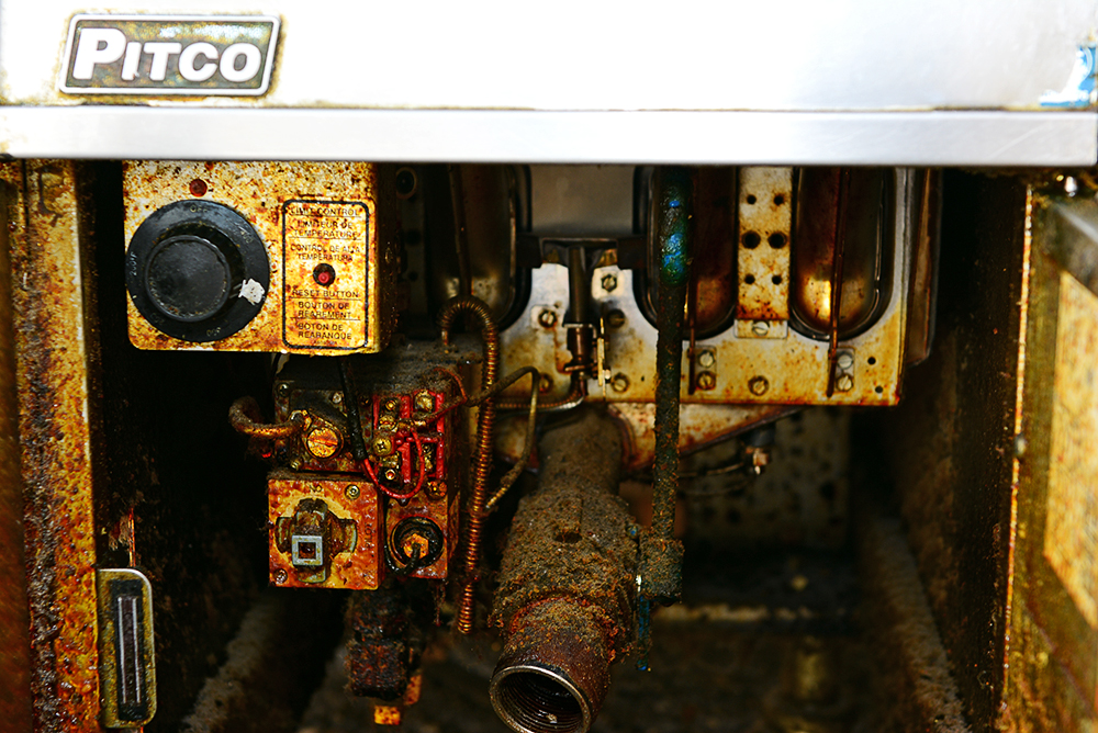 Pitco Commercial Three Bay Deep Fryer