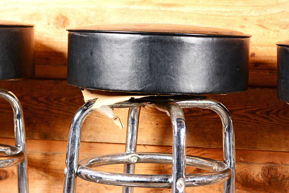 Coors Light Swiveling Bar Stools