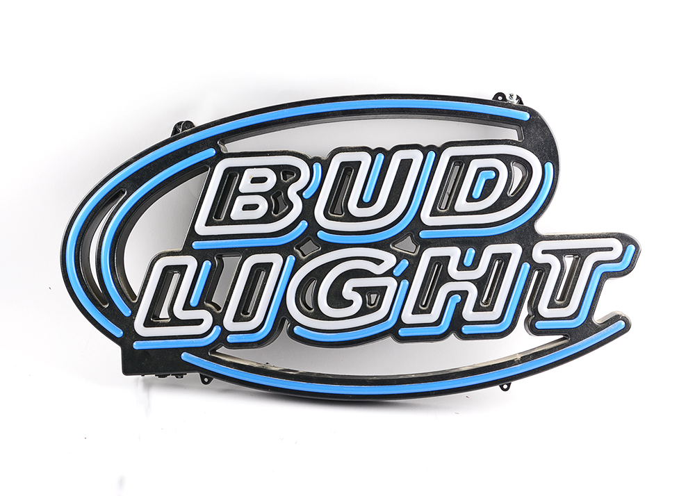 Bud Light Neon Advertising Sign