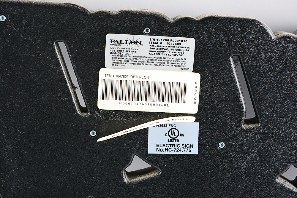 Bud Light Neon Advertising Sign