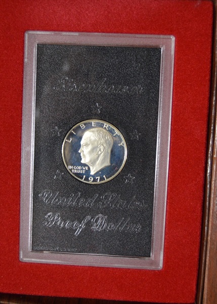 Six 1971 Eisenhower United States Proof Dollar Sets