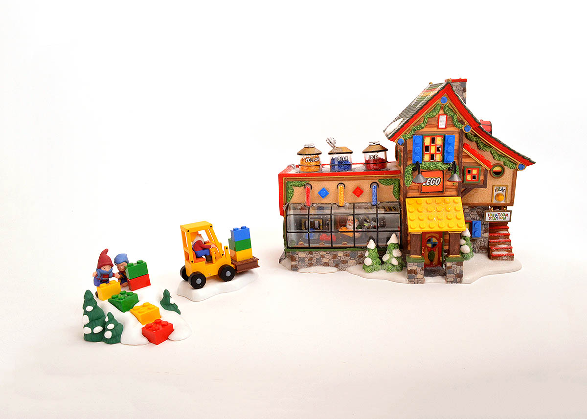 Department 56 Heritage Village North Pole Series Lego Trio