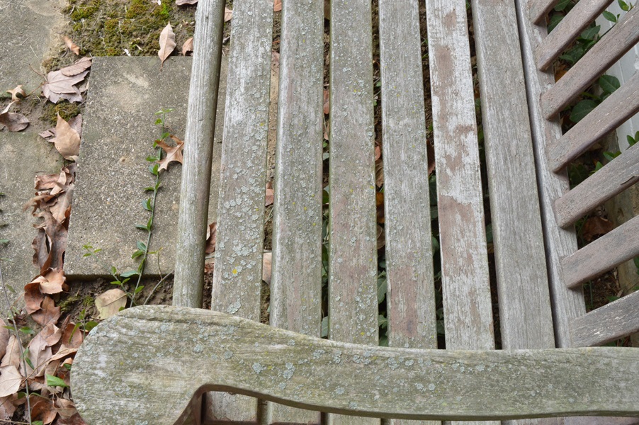Wooden Slat Back Garden Bench