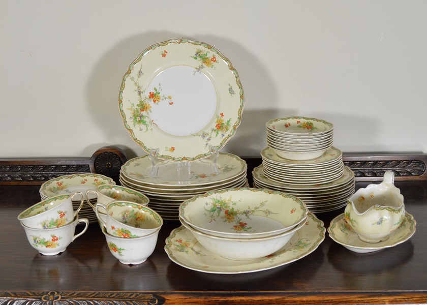 Fifty-nine Piece Johnson Brothers China- Old Staffordshire