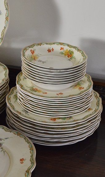 Fifty-nine Piece Johnson Brothers China- Old Staffordshire