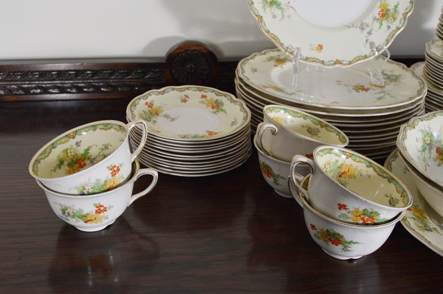 Fifty-nine Piece Johnson Brothers China- Old Staffordshire