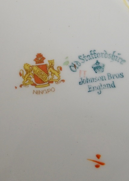 Fifty-nine Piece Johnson Brothers China- Old Staffordshire