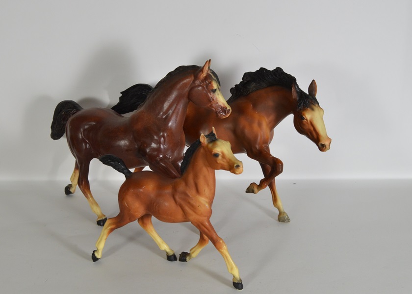 Three 1970's Breyer Horse Figurines