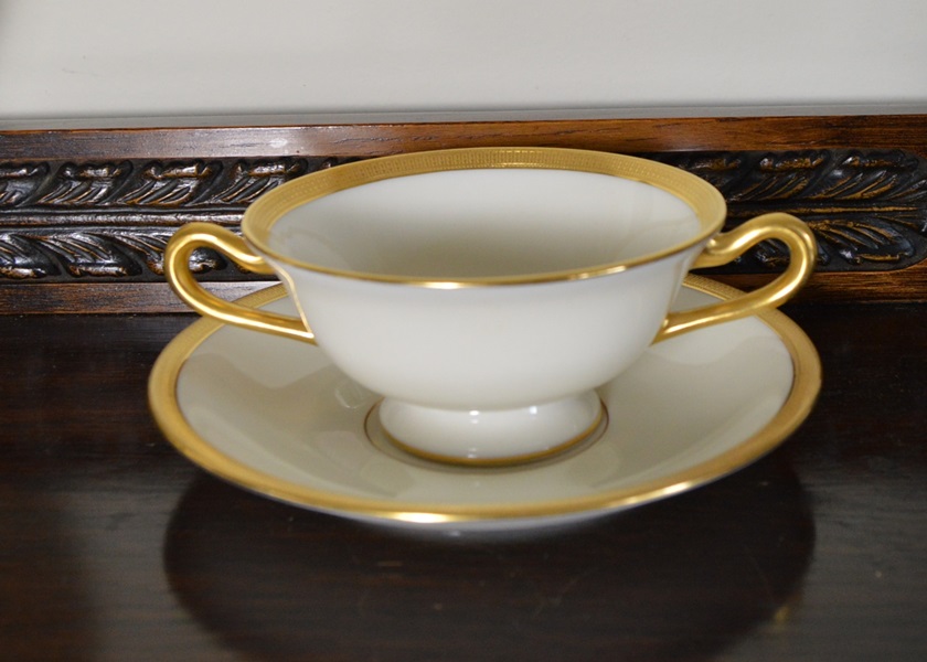 114-Piece Gold Rimmed Lenox China Set