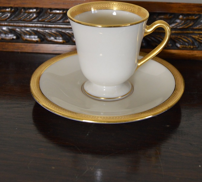 114-Piece Gold Rimmed Lenox China Set