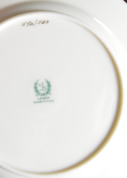 114-Piece Gold Rimmed Lenox China Set