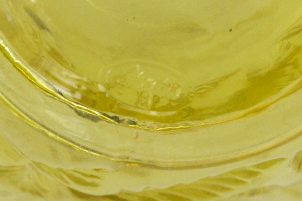 Vintage Fenton Candy Dish and Other Amber-Colored Glassware