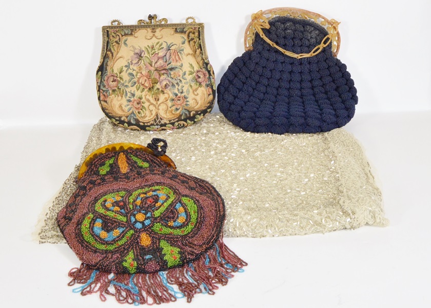 Three vintage Handbags