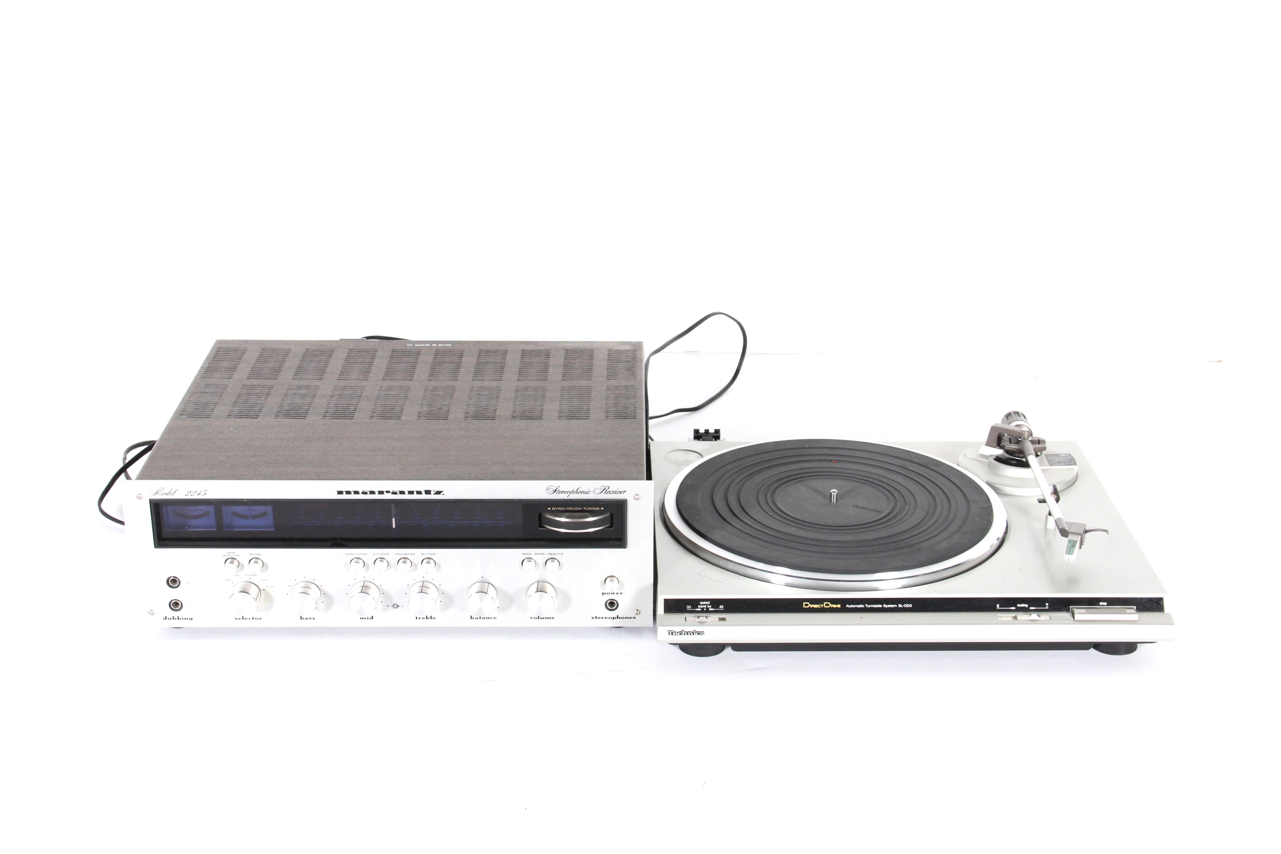Technics Turntable and Marantz Receiver