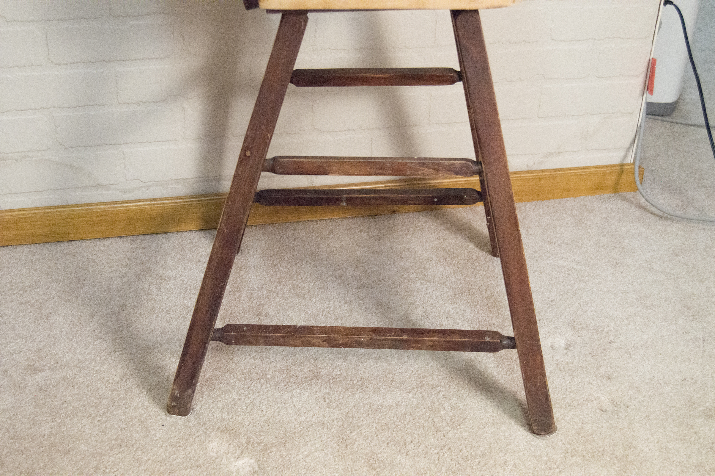 Vintage Wood High Chair