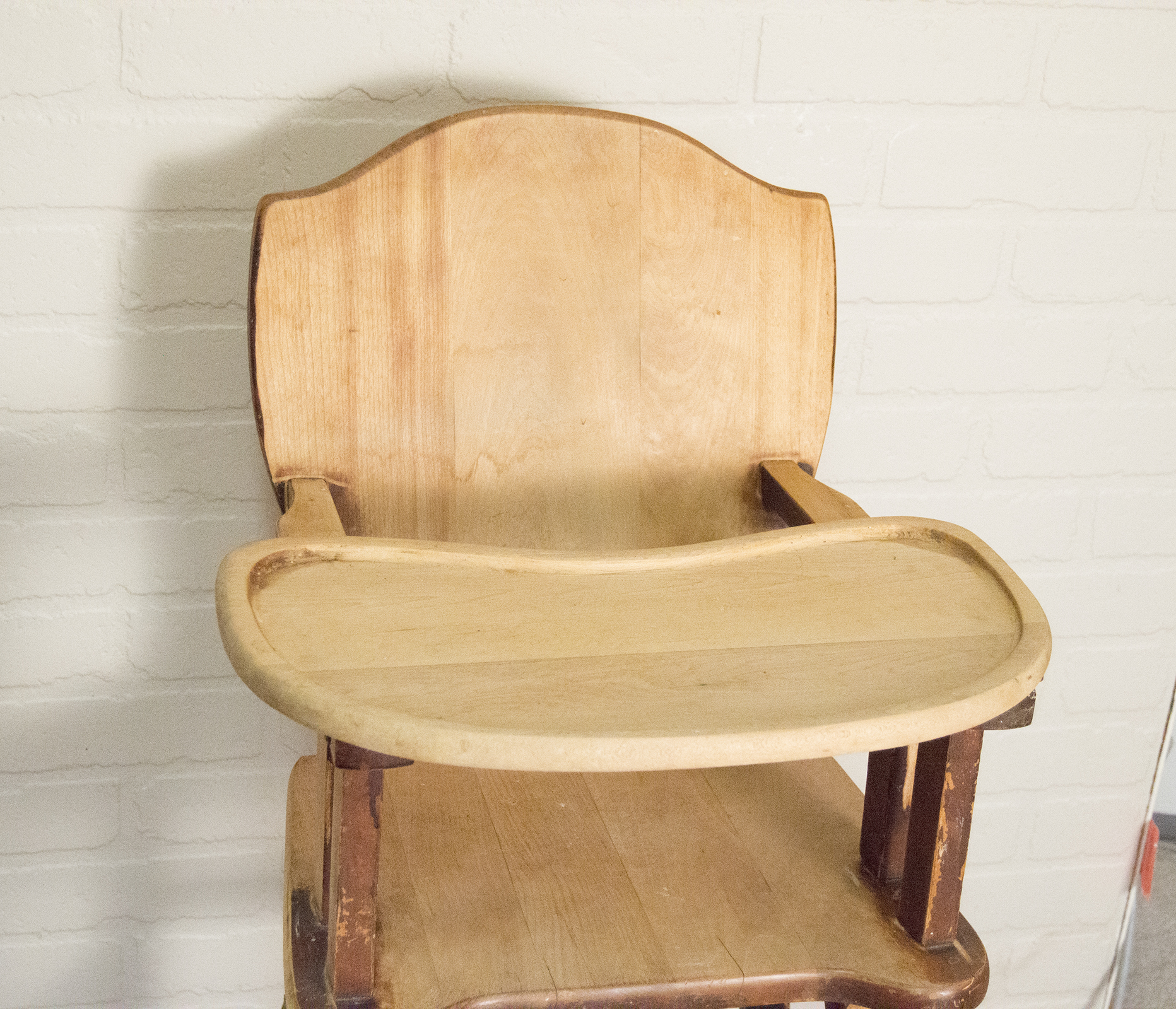 Vintage Wood High Chair