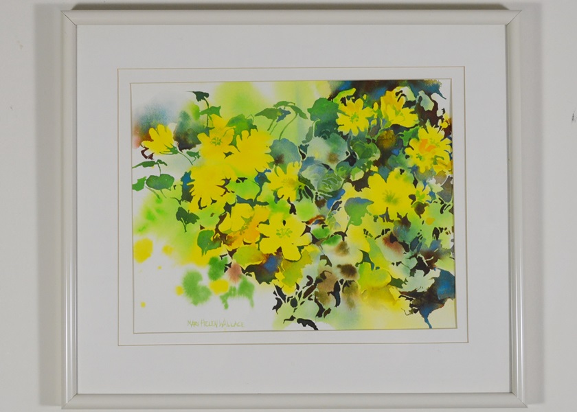 Mary Wallace Watercolor- Carpet of Gold