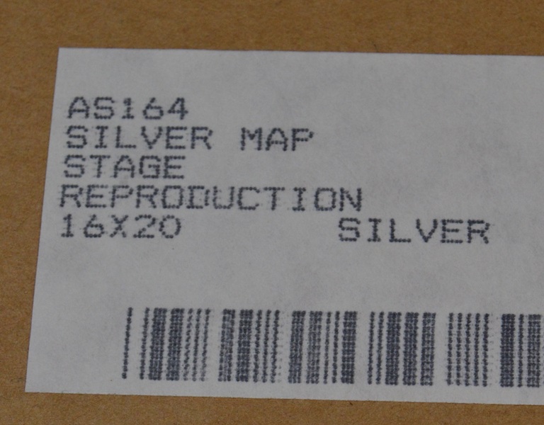 Silver Map of the Globe