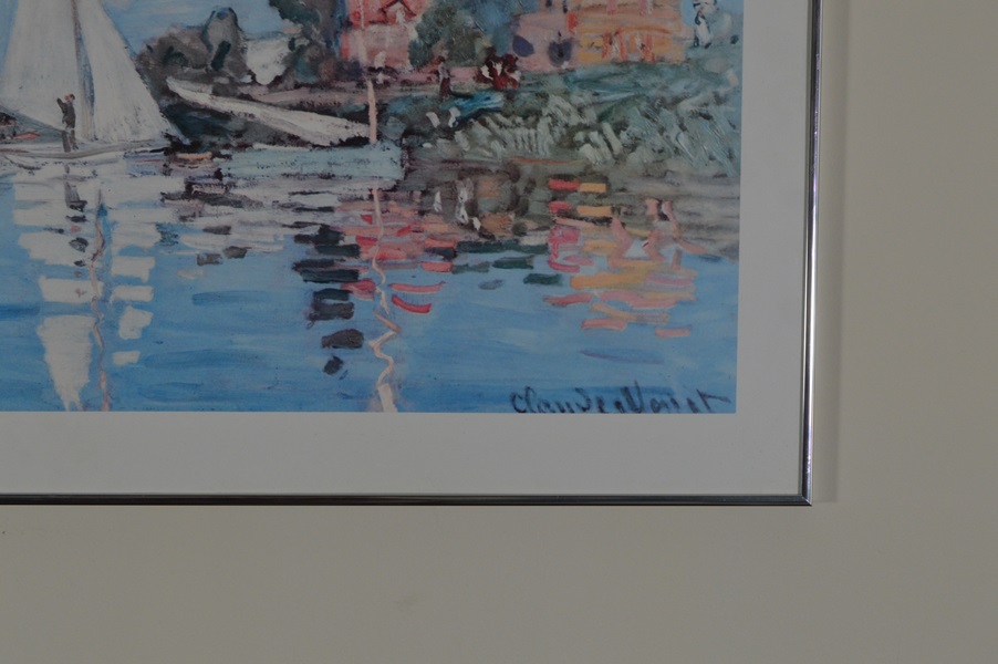Claude Monet Lithograph Print-Boats at Argenteuil
