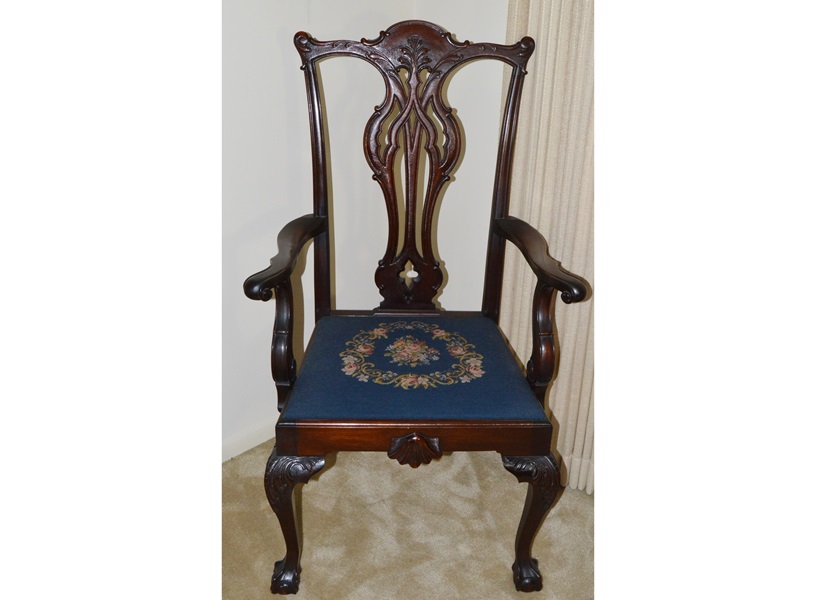 Chippendale Style Armchair