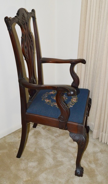 Chippendale Style Armchair