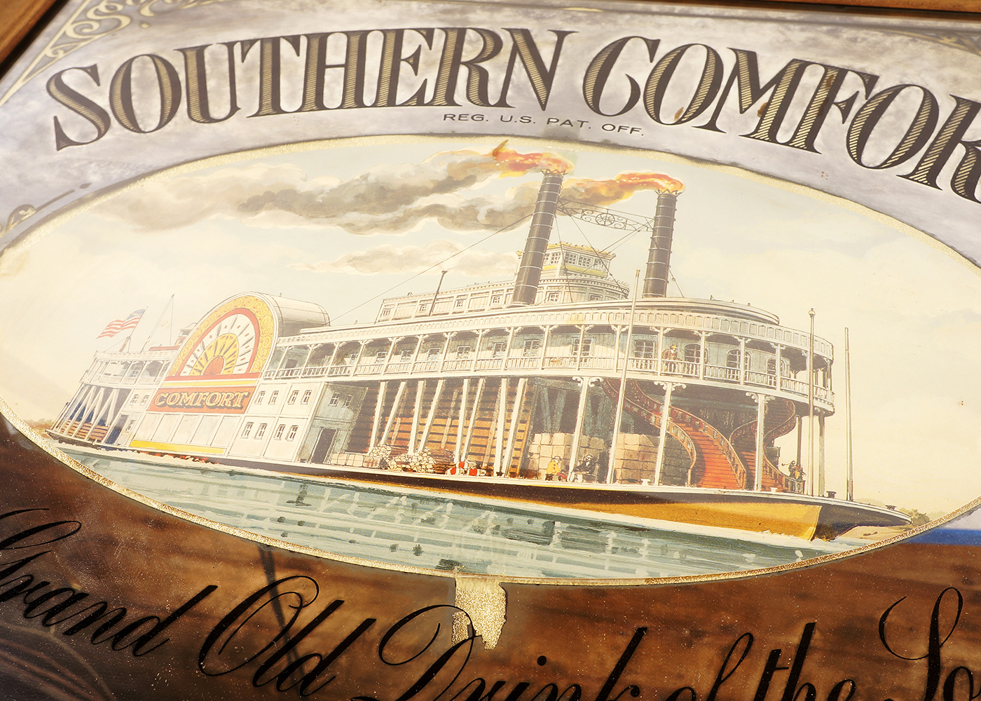 Southern Comfort Bar Mirror
