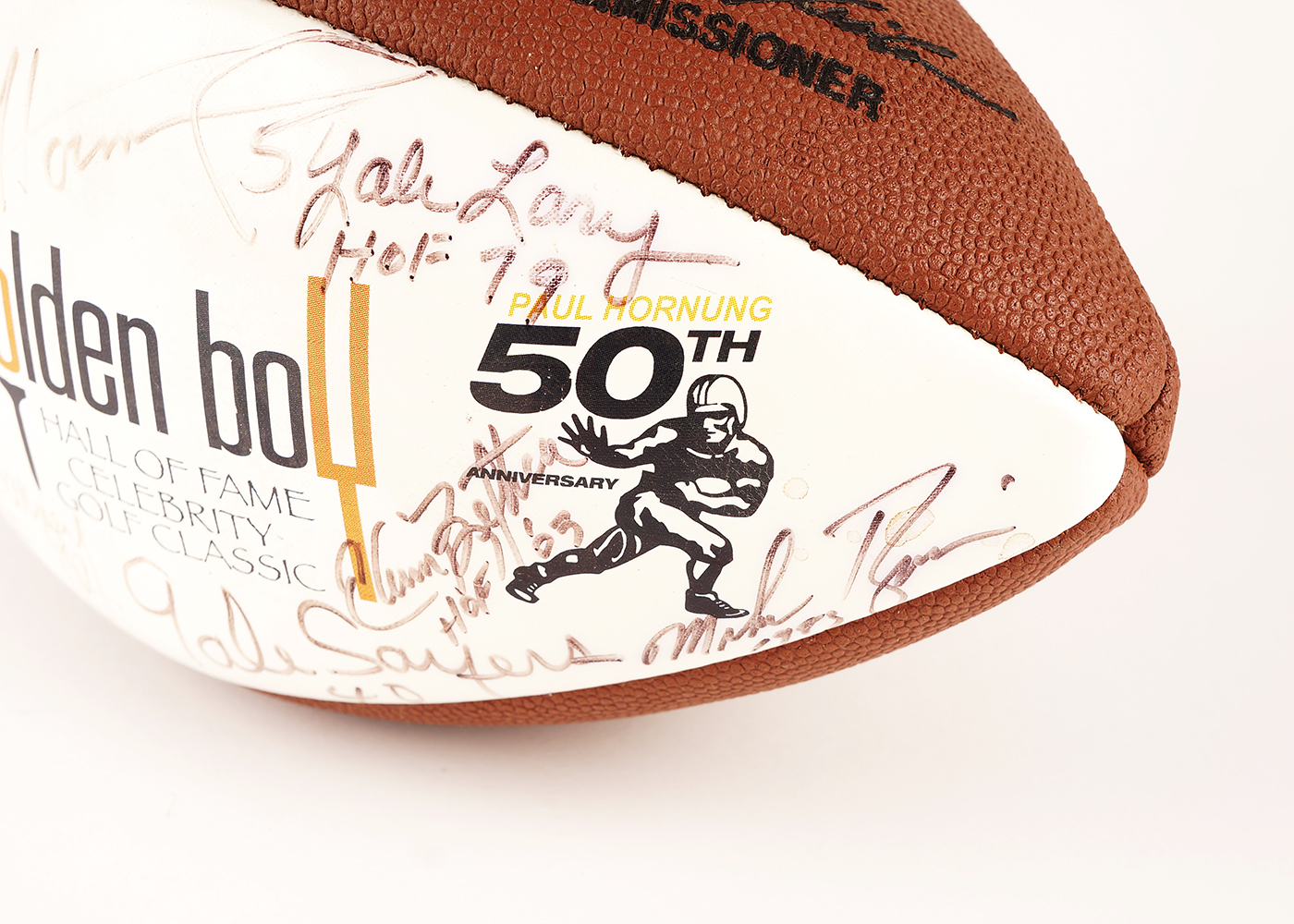 Charlie Strong Signed Football