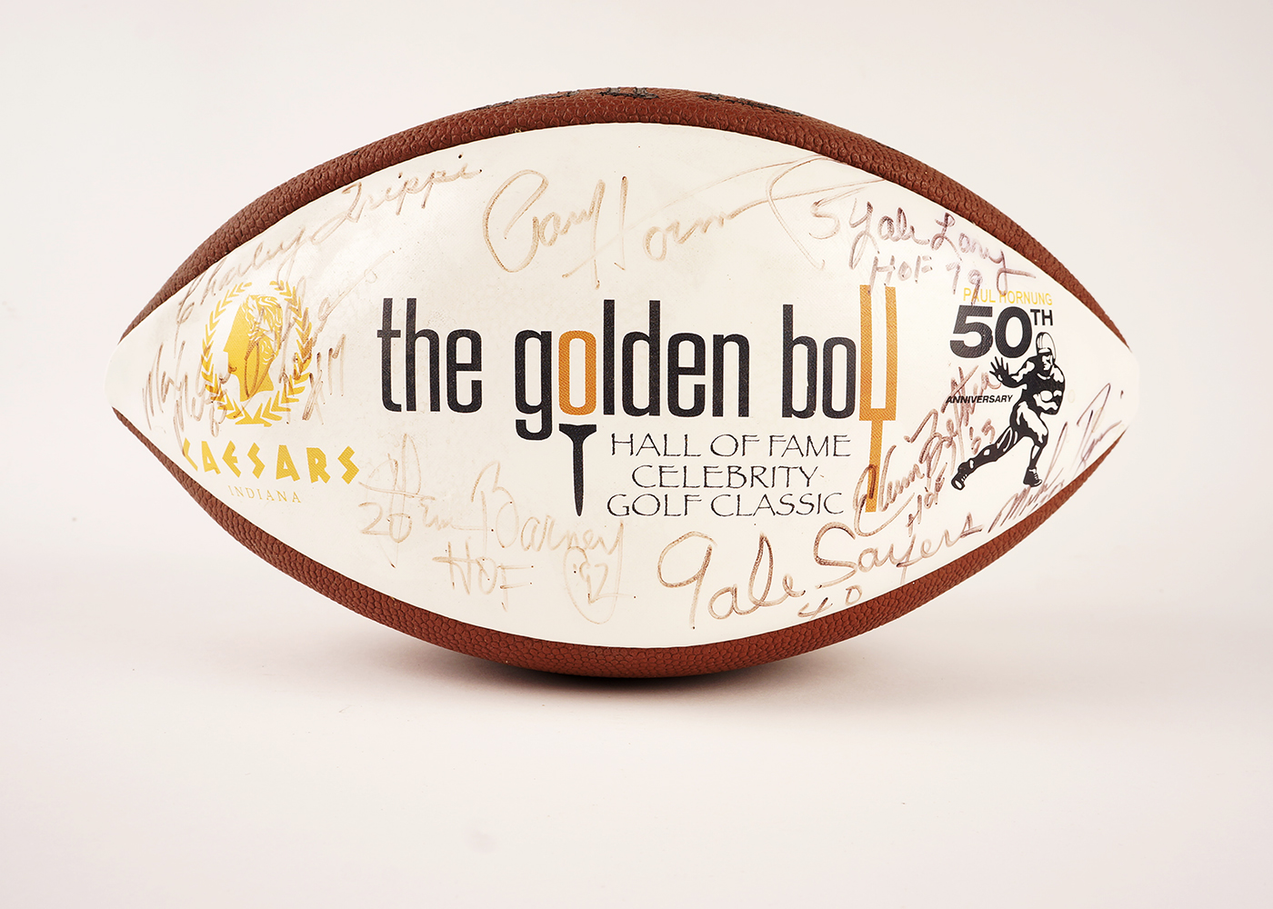 Charlie Strong Signed Football