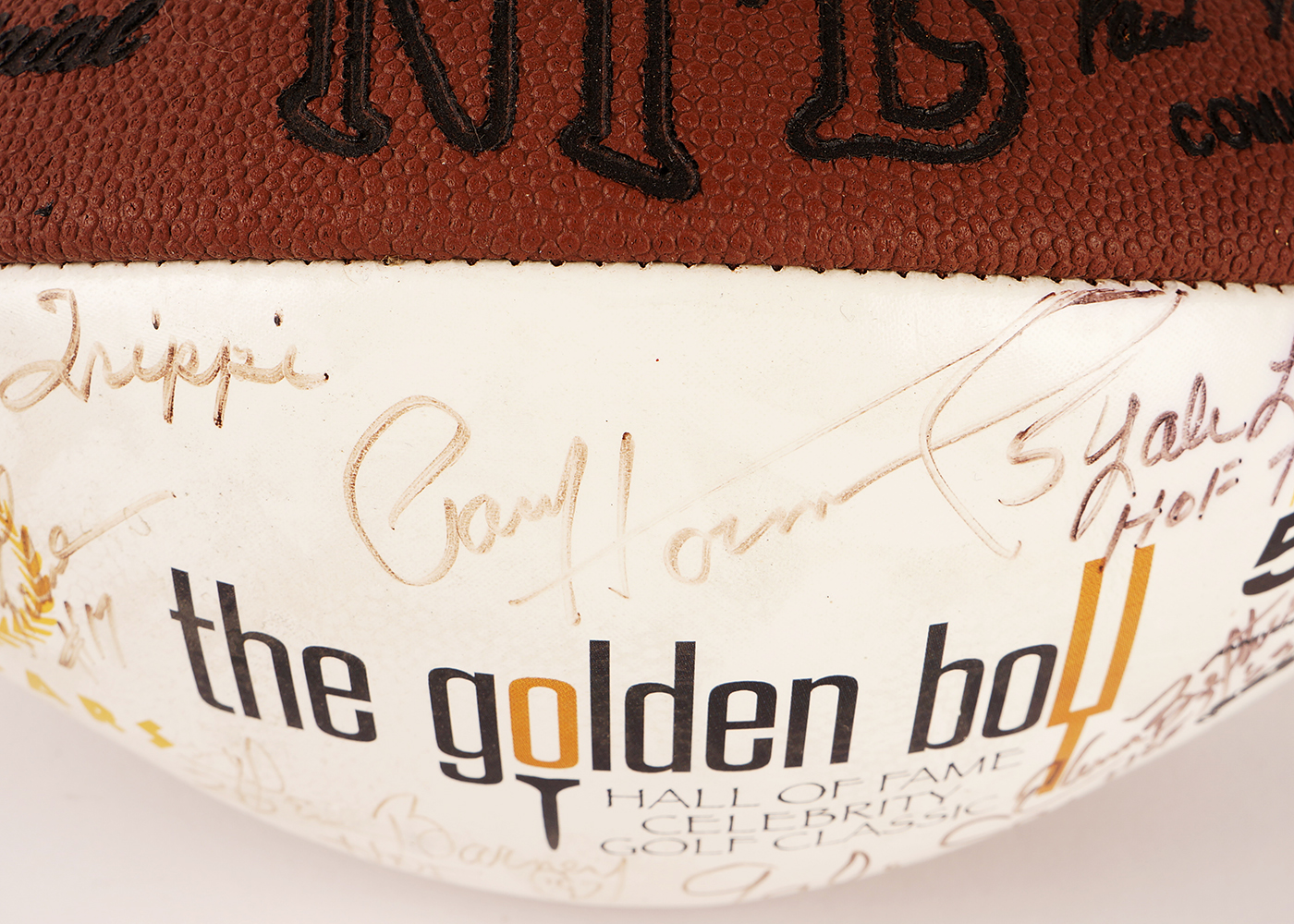 Charlie Strong Signed Football