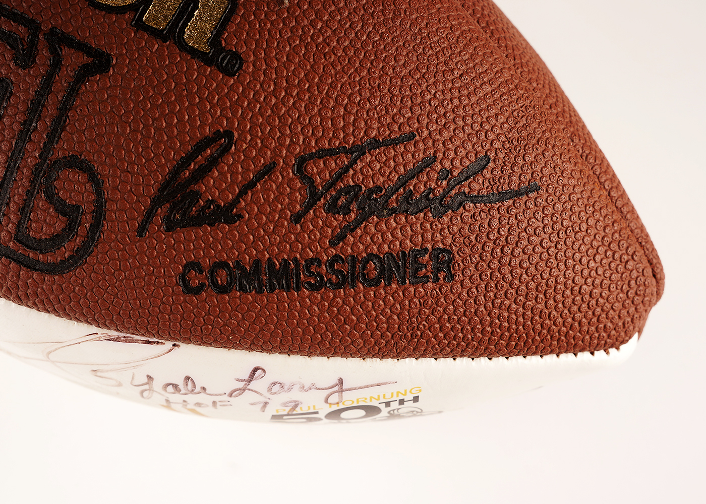 Charlie Strong Signed Football