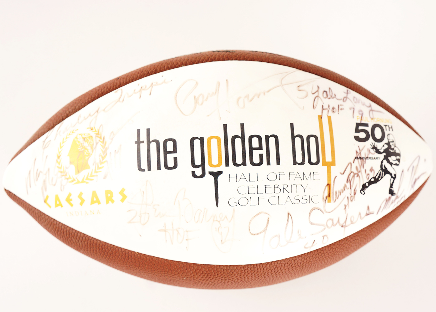 Charlie Strong Signed Football