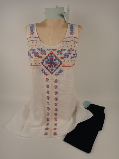 New Johnny Was Embroidered Tunic