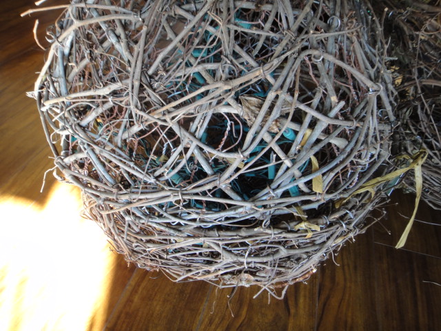 Three Twig Decorative Lighted Balls